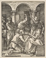 Christus gekroond met doornen, uit „De kleine passie“