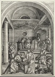 Christus in discussie met doktoren, ca. 1503-1504