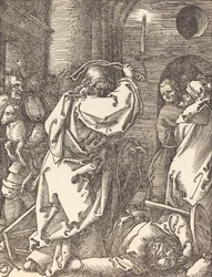 Christus verdrijft de geldwisselaars uit de tempel, waarschijnlijk ca. 1509-1510