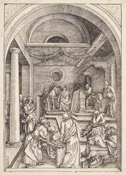 Christus tussen de dokters