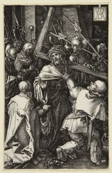 Christus draagt het kruis (serie Gegraveerde Passie)