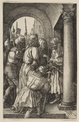 Christus voor Pilatus, uit "De Passie"