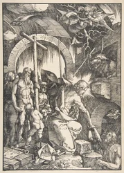 Christus in het voorgeborchte, uit "De Grote Passie"