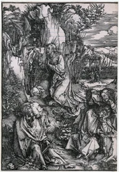 Christus op de Olijfberg, blad 3 uit de reeks „De Grote Passie“