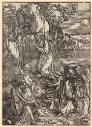 Christus op de Olijfberg, blad 3 uit de reeks "De Grote Passie"