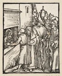Christus zendt de leerlingen naar Johannes in de gevangenis (43 religieuze thema