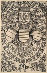 Wapen van Maximiliaan als koning der Romeinen
