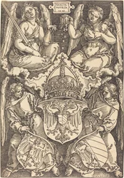 Wapen van het Duitse Rijk en de stad Neurenberg