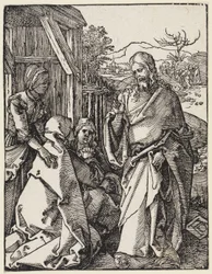 Het afscheid van Christus van zijn moeder