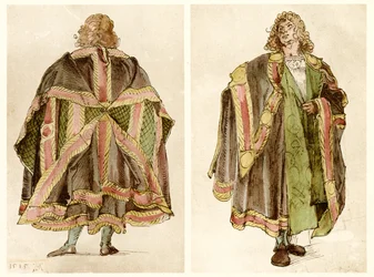 Ontwerpen van keizerlijke hofkostuums