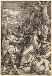 De gevangenneming van Christus, blad 4 uit de serie „De Grote Passie“