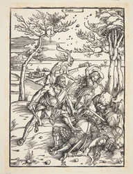 Hercules die de Molionide-tweeling overwint