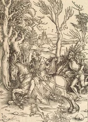 Ridder en Lansquenet, ca. 1497
