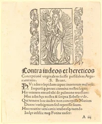 Madonna in een stralenkrans op de maansikkel