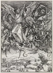 De strijd van Michael tegen de draak