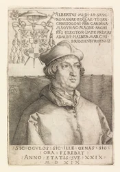 Portret van Albert van Mainz