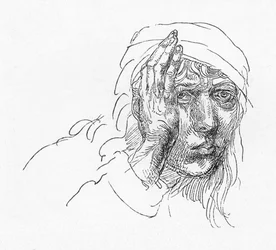 Portret van Albrecht Durer als jongen, c1491, 1906