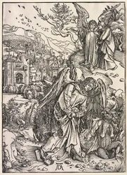 Openbaring van St. Johannes: Engel met de Sleutel van de Bodemloze Put, 1511