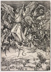 Openbaring van Johannes: Sint Michael die de Draak Bestrijdt