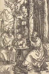 Sint Antonius en Sint Paulus in de wildernis, ca. 1504