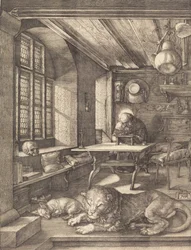 Sint Hiëronymus in Zijn Studie, 1514