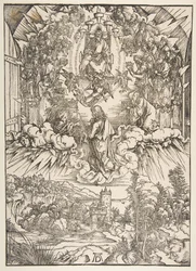 Sint Jan voor God en de Ouderen, uit De Apocalyps, ca. 1496