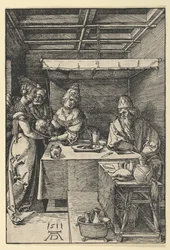 Salome overhandigt het hoofd van Johannes de Doper aan haar moeder, Herodias
