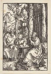 St. Antonius bezoekt St. Paulus in de Wildernis