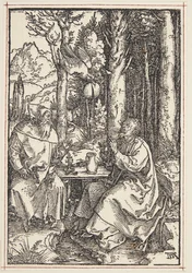 St. Antonius bezoekt St. Paulus in de wildernis