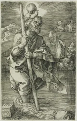 Sint Christoffel Naar Rechts Gekeerd