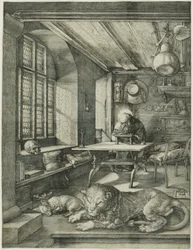 St. Hiëronymus in zijn studeerkamer