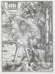 St. Johannes die het Boek Verslindt, uit 