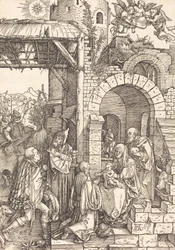 De aanbidding der wijzen, ca. 1501-1503