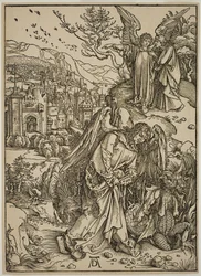 De Engel toont St. Johannes het Nieuwe Jeruzalem