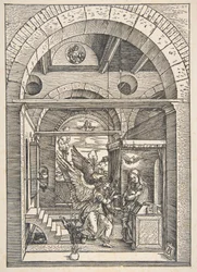 De Annunciatie, uit "Het leven van de Maagd"