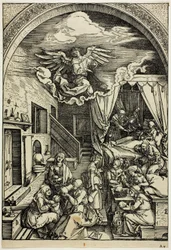 De Geboorte van de Maagd, uit Het Leven van de Maagd