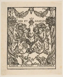 Het Boekplaat van Wilibald Pirckheimer
