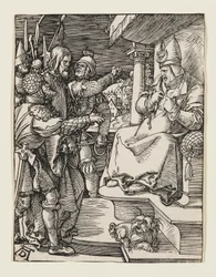 De hogepriester scheurt zijn gewaden