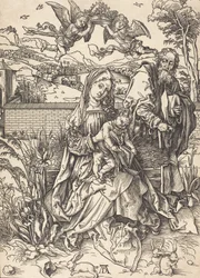 De Heilige Familie met de Drie Hazen