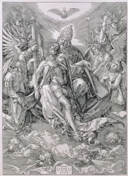 De Heilige Drie-eenheid, gepubliceerd 1511
