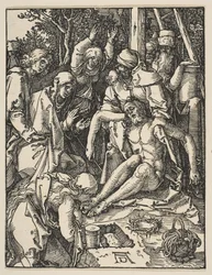 De klaagzang, uit De kleine passie, ca. 1509