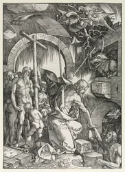 De Grote Passie: Christus Daalt Af in het Voorgeborchte