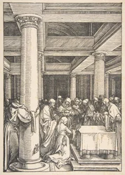 De Presentatie in de Tempel, uit Het Leven van de Maagd, ca. 1505
