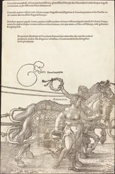 De triomfwagen van Maximiliaan I (De grote triomfwagen) [plaat 3 van 8]