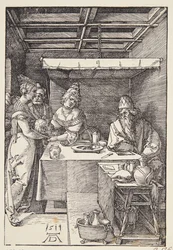 Het hoofd van Johannes de Doper gebracht naar Herodias