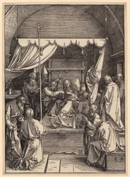 De dood van Maria, blad 18 uit de reeks „Het leven van Maria“
