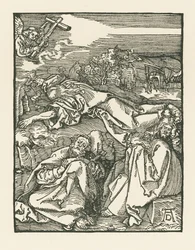 Agonie in de Hof - Christus op de Olijfberg, ca. 1508-09 (houtsnede)