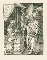 Christus verschijnt aan zijn moeder, ca. 1510 (houtsnede)