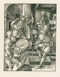 Christus voor Annas, ca. 1508-09 (houtsnede)