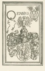 Wapenschild van Johannes Stabius, ca. 1514 (houtsnede)
